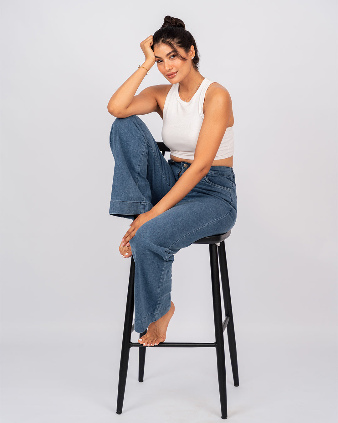 Jean Baggy Taille Haute