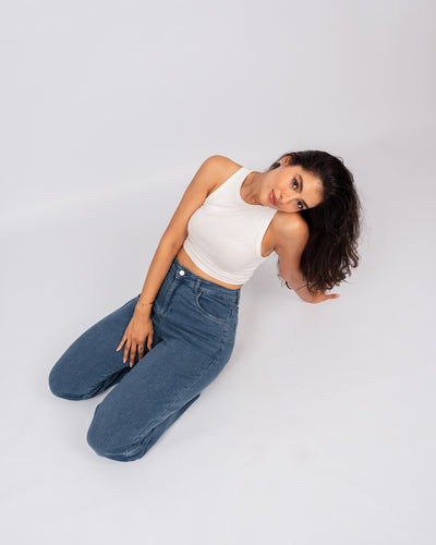 Jean Baggy Taille Haute
