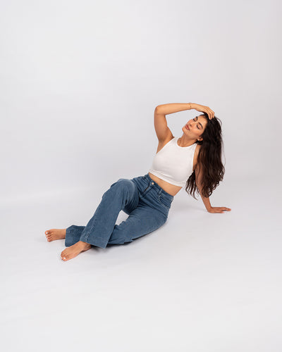 Jean Baggy Taille Haute
