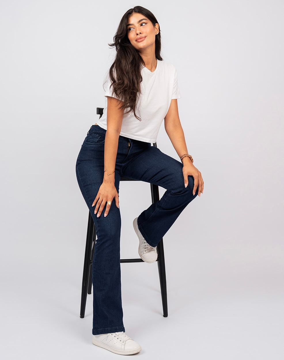 Jean Flare Taille Haute