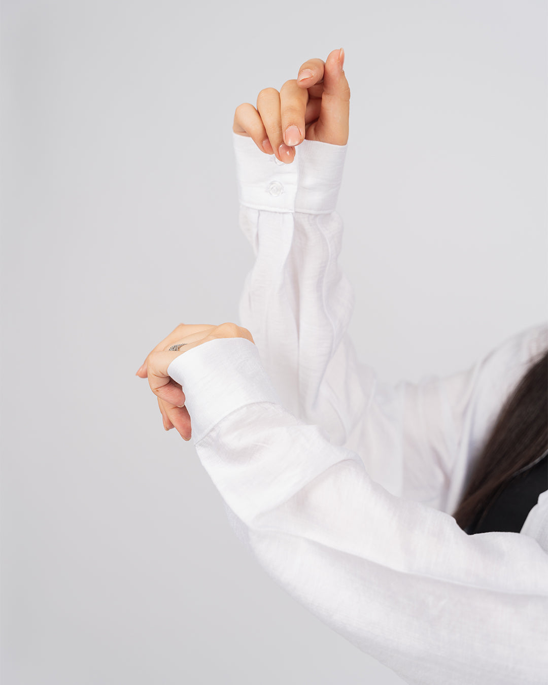 Chemise crêpe froissé