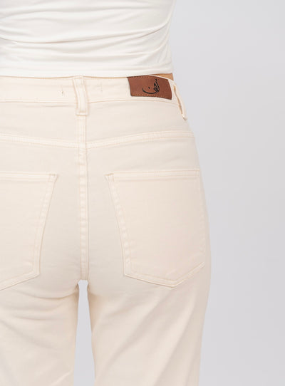 Jean Mom Fit Taille Haute