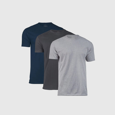 Bleu Navy, Gris Charbon, Gris chiné / XXL