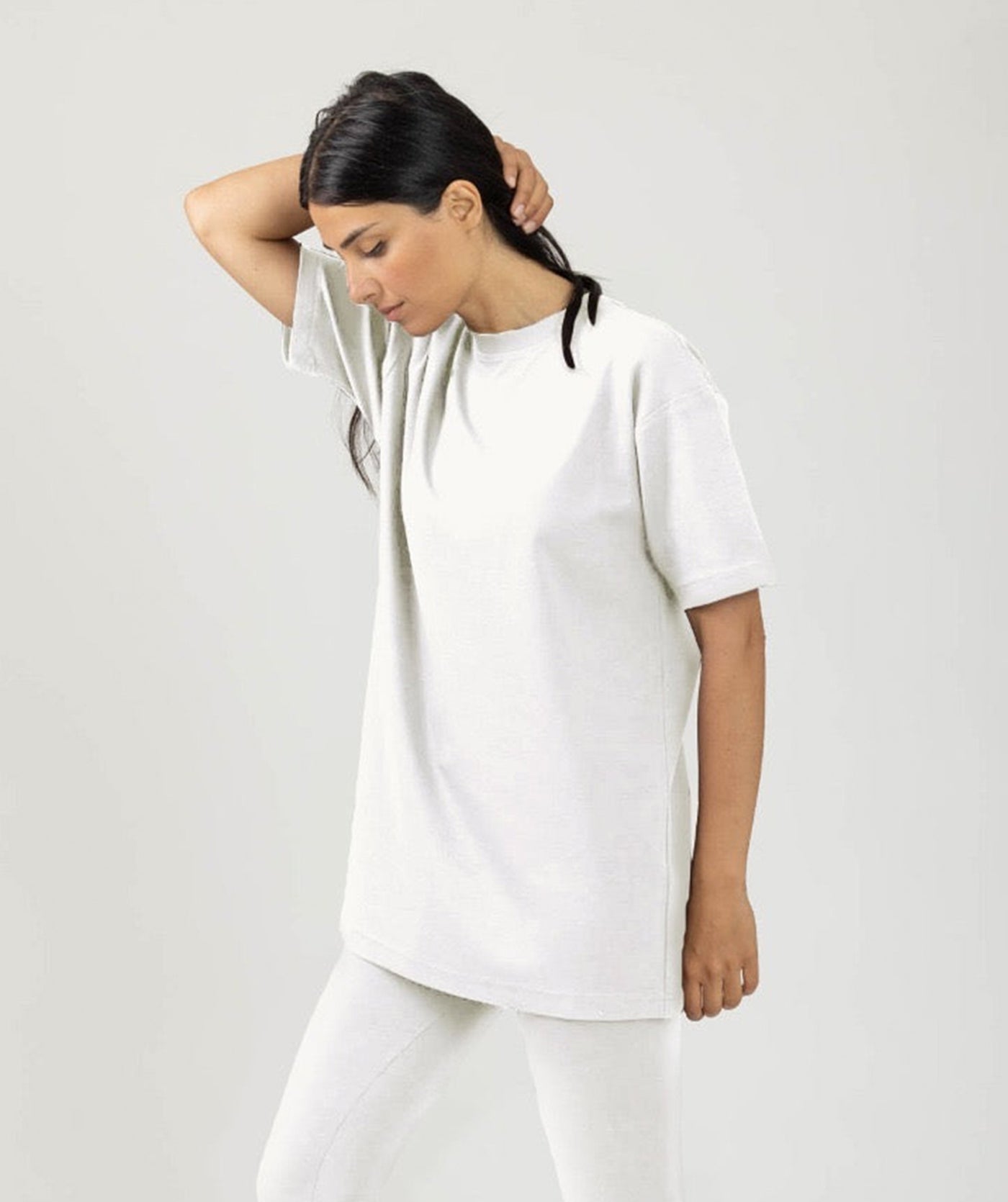 Flex Oversized T-Shirt Blanc