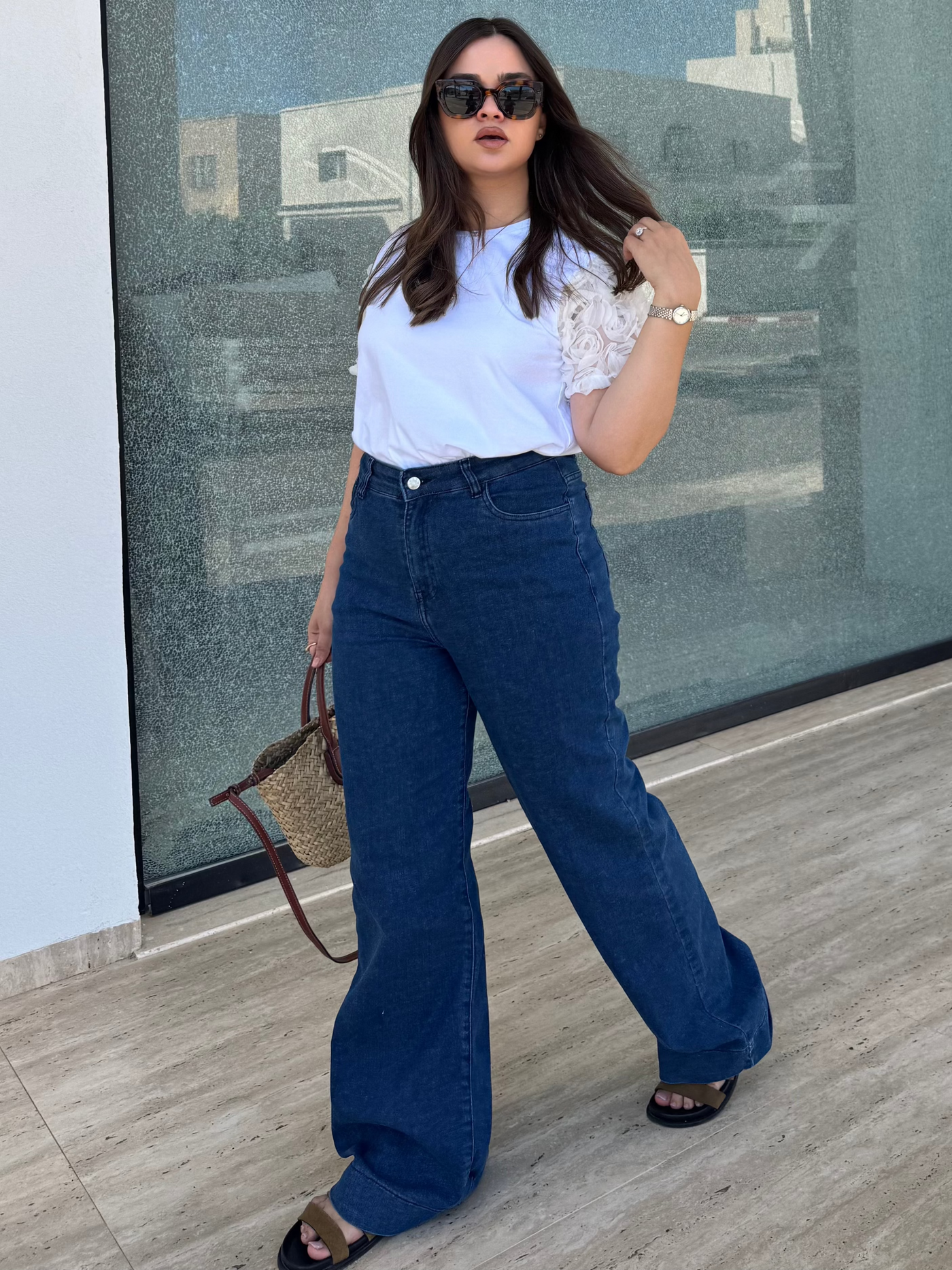 Jean Baggy Taille Haute