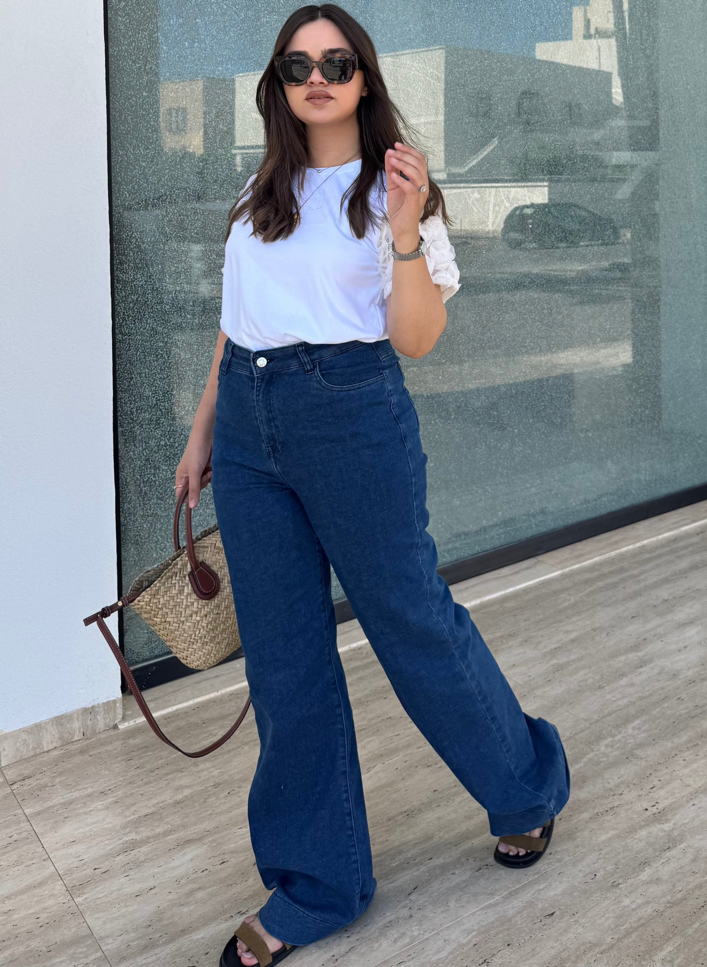 Jean Baggy Taille Haute