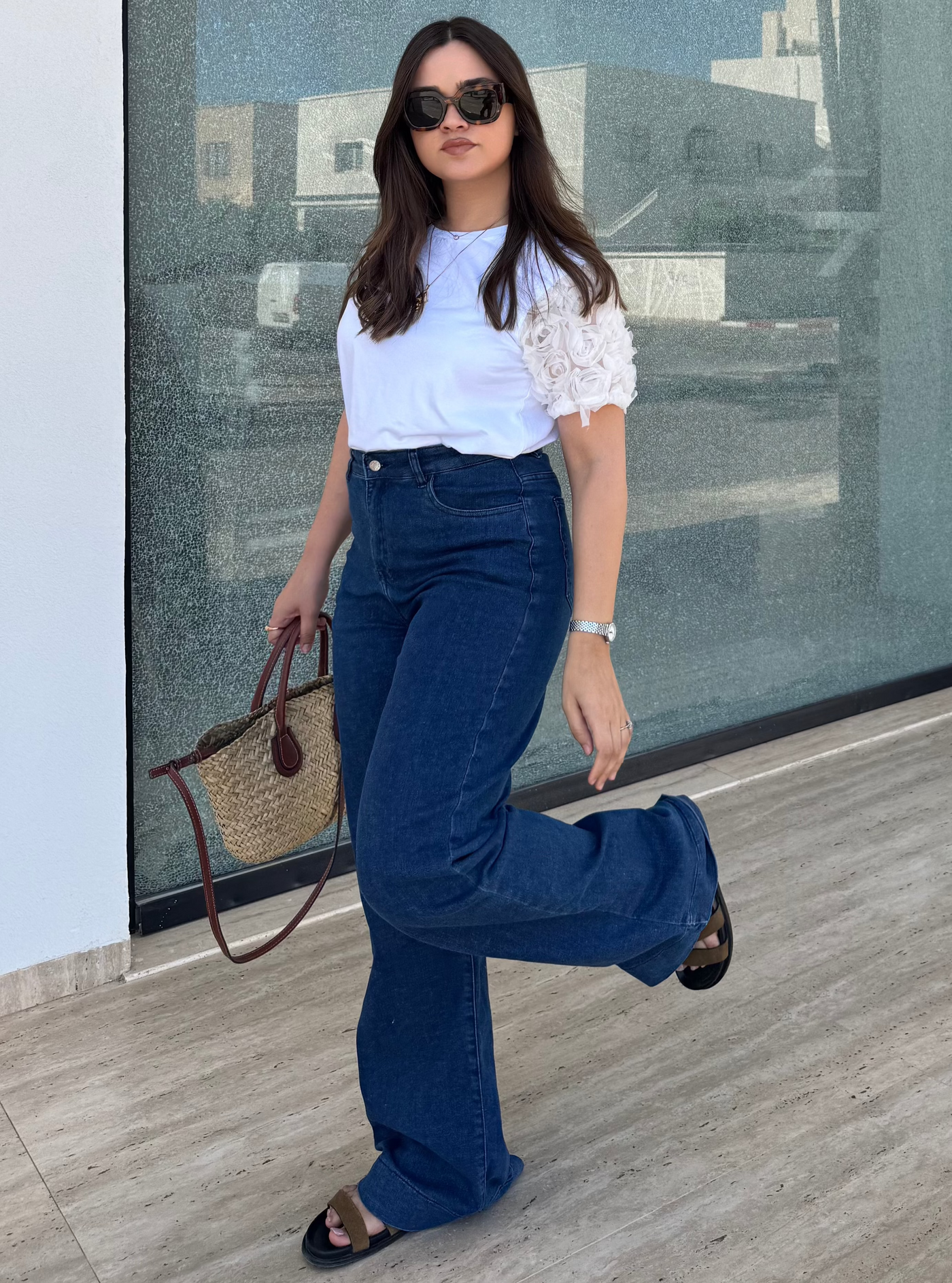 Jean Baggy Taille Haute