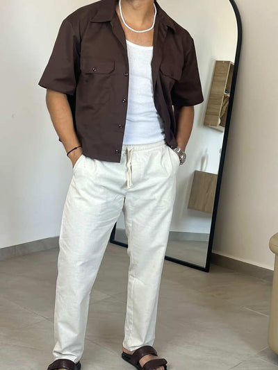 Pantalon habillé Lin