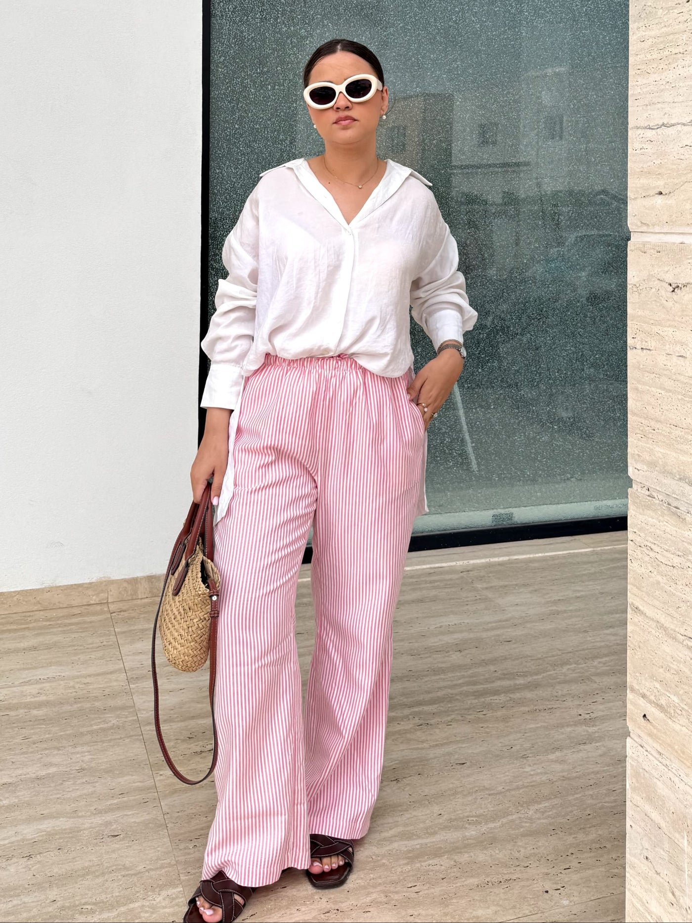 Pantalon Rayé