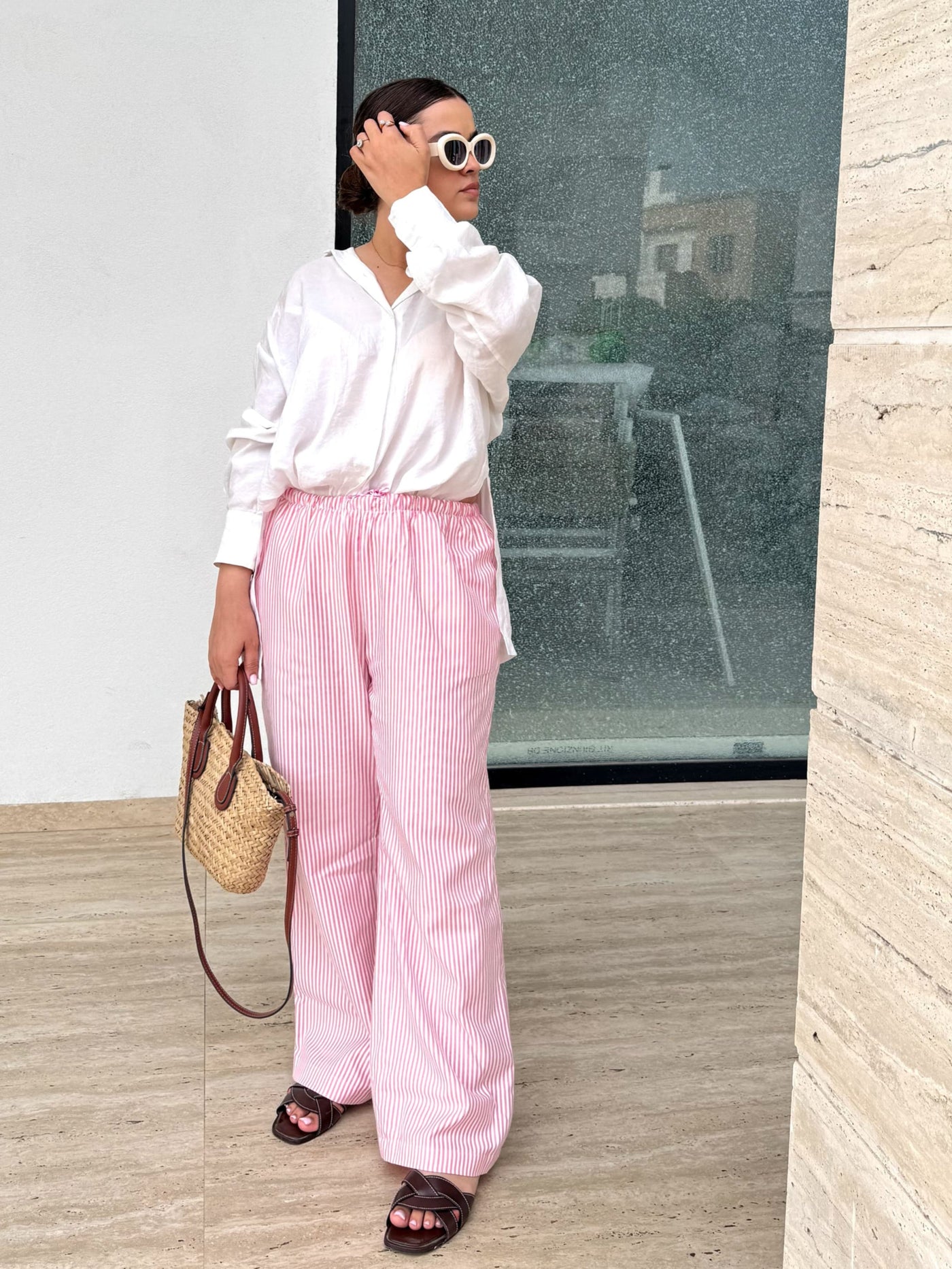Pantalon Rayé