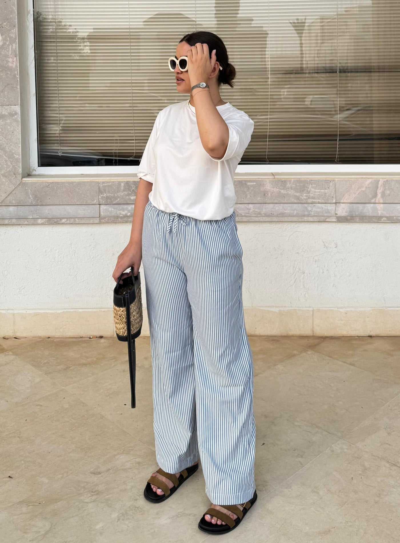 Pantalon Rayé