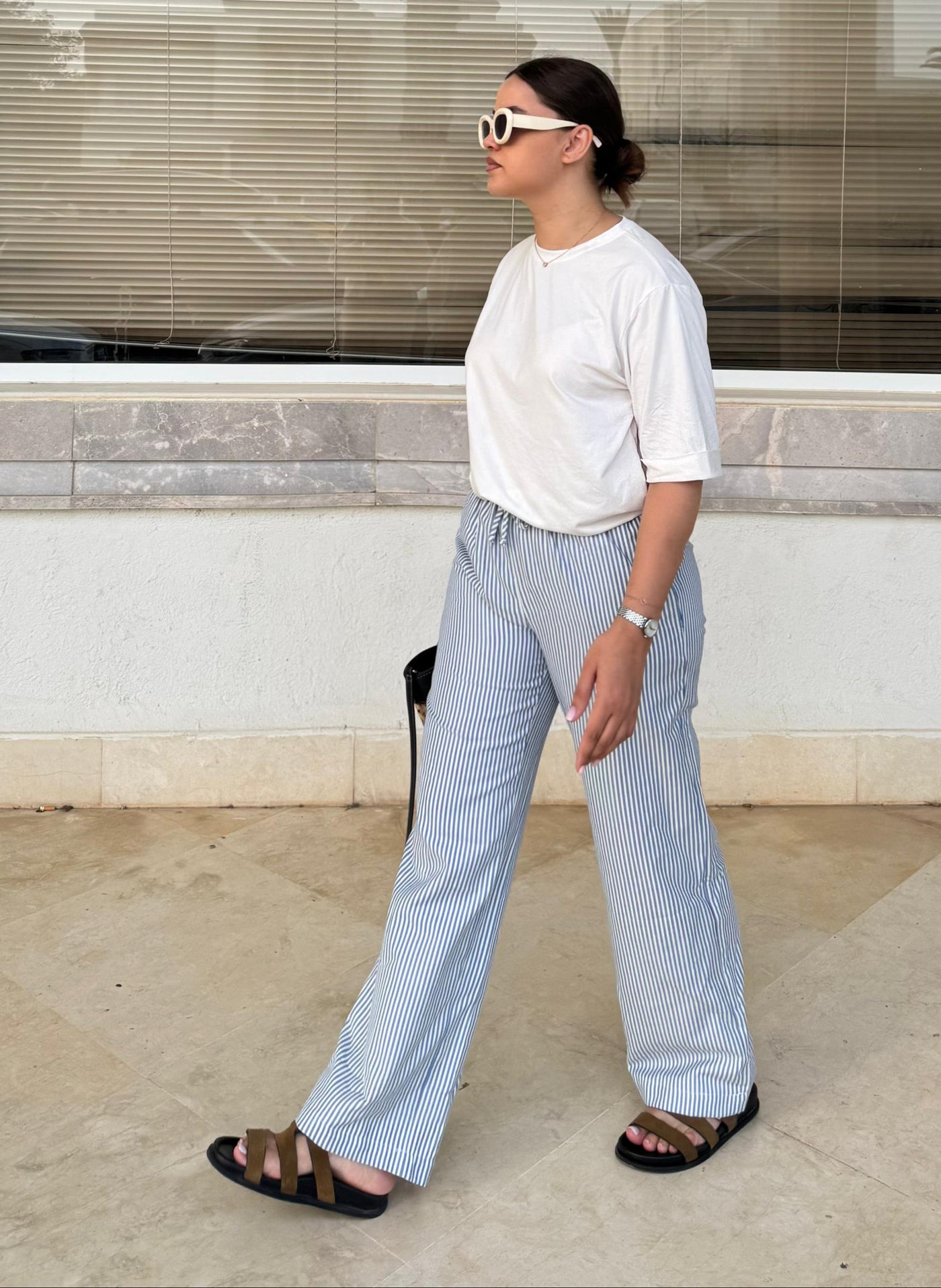 Pantalon Rayé