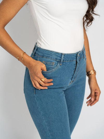 Jean Flare Taille Haute