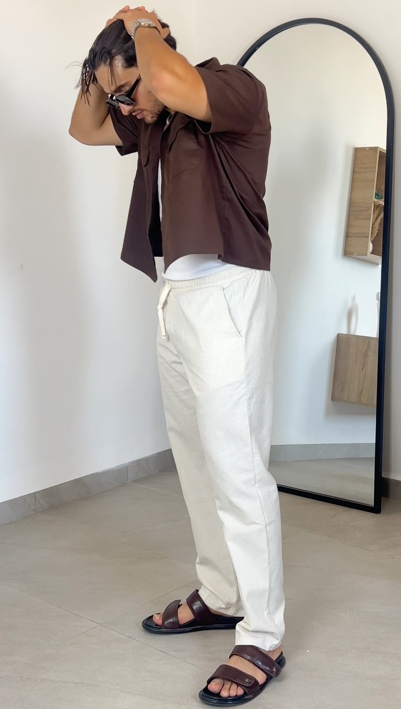 Pantalon habillé Lin